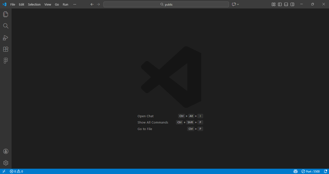 Visual Studio Code installed on Windows